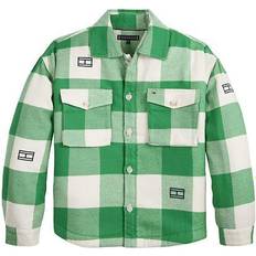 Polyester Hemden Tommy Hilfiger Kid's Sherpa Lined Check Overshirt (KB0KB07860)