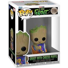 Superhelter Actionfigurer Funko Pop! Marvel Groot with Cheese Puffs