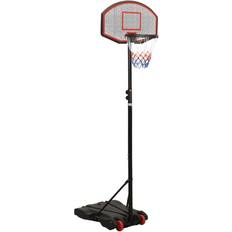 Svarte Basketballstativer vidaXL Basketball Stand Black 216-250 cm Polyethene