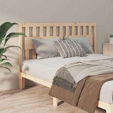vidaXL brown, 155.5 Solid Wood Pine Bed Sänggavel