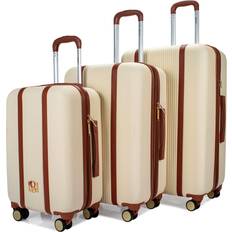 Suitcase Sets Badgley Mischka Mia 3 Retro Luggage