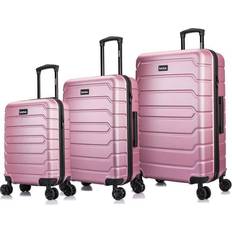InUSA Trend Lightweight Hardside Checked Spinner Luggage