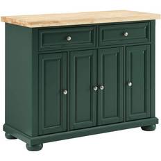 Kitchen Units Crosley Furniture Madison Kitchen Island/Cart Emerald
