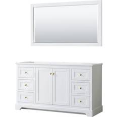 White Bathroom Cabinets Wyndham Collection WCV232360SCXSXXM58 Avery