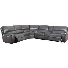 Leather Sofas Acme Furniture Saul Sofa 138" 6 Seater