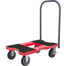 Sack Barrows SNAP-LOC 1500 lbs. Capacity All-Terrain Professional E-Track Push Cart Dolly in Red