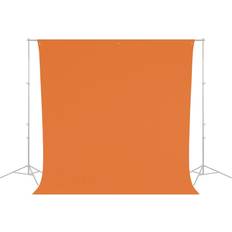 Westcott Wrinkle-Resistant Backdrop Tiger Orange 9x10ft