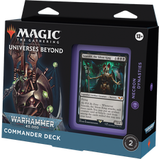 Magic the gathering deck Wizards of the Coast Magic The Gathering Universes Beyond Warhammer 40000 Necron Dynasties Commander Deck