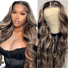 Megalook 13x4 Transparent Lace Front Wig 20 inch FB27 Balayage