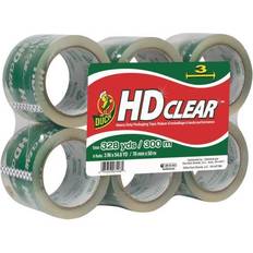 Packaging Tapes & Box Strapping Duck Heavy-Duty Carton Packaging Tape 3"x55yds 6-pack