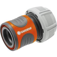 Gardena Watering Gardena 5/8 Nylon/ABS Threaded Female Hose End Repair Connector with Water Stop Total