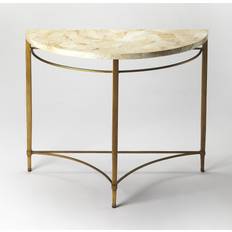 Metals Console Tables Butler Specialty Company Marlena Shell Demilune