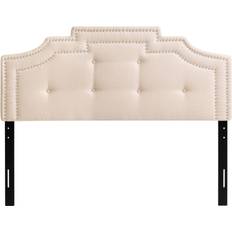 Headboards CorLiving Aspen Crown Silhouette with Button Tufting Headboard