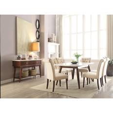 Marble Dining Tables Acme Furniture AC-72820 Gasha Dining Table 38x64"