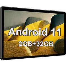 RliyOliy 10 inch Android 11 Tablet, 2GB RAM 32GB ROM, 512GB Expand 8000mAh Battery, Dual Camera, WiFi, Bluetooth, IPS HD Touch Screen, Google GMS Certified