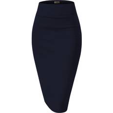 Skirts H&C Premium Ponte Stretch Office Pencil Skirt