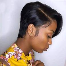 Usexy Hair Pixie Cut Lace Front Wigs Black
