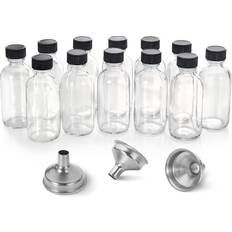Dishwasher Safe - Glass Water Bottles Aozita Small Water Bottle 2fl oz 12