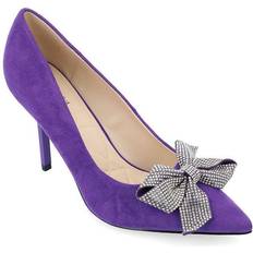 Purple Heels & Pumps Journee Collection Womens Marcie Pump Purple 6.5M