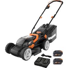 Cordless lawn mowers with batteries Worx WG779 (2x4.0Ah)