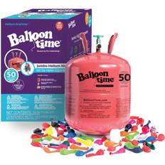 Helium Gas Cylinders Balloon Time Helium Gas Cylinder Kit Jumbo Tanks 50-pieces
