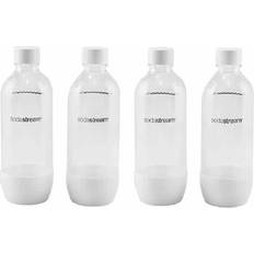 SodaStream White Carbonating Bottles Set of 4