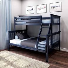 Built-in Storages Beds Max & Lily Over-Full Bunk Bed
