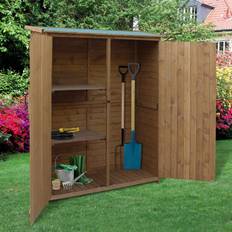 Sheds OutSunny Fir Wood Storage Shed Tool Organizer Cabinet (Building Area )