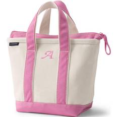 Lands End Extra Large Natural Zip Top Canvas Tote Bag • Price »