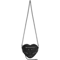 Balenciaga Bags Balenciaga Le Cagole Heart Mini Leather Shoulder Bag Black NO SIZE