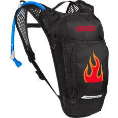 Children Running Backpacks Camelbak Mini M.U.L.E. 50-oz. Hydration Pack Black Flames