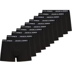 Herren - XXL Unterhosen Jack & Jones Solid Boxer 10-pack - Black
