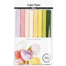 Silke- & kreppapir Creativ Company Pastel Coloured Crepe Paper 8-Pack