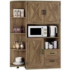 Freestanding Hutch Storage Cabinet 41x60.4"
