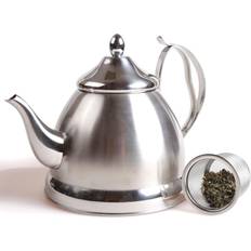 Brushed stainless steel kettle Creative Home Nobili-Tea 2.0 Quart Tea