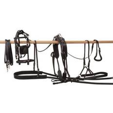 Tough-1 Bridles & Accessories Tough-1 Tracker Leather Pony Harness Large