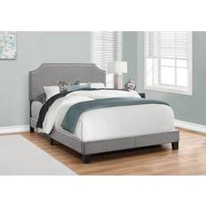 Bed Frames Monarch Specialties Upholstered Nail Head