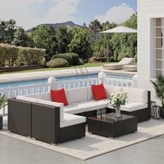 Outdoor Lounge Sets OutSunny Rattan