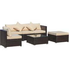 Outdoor Lounge Sets OutSunny 6 Pieces