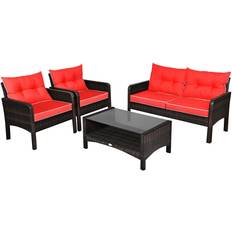 Outdoor Lounge Sets Costway 38950174 Outdoor Lounge Set