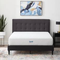 Hard Mattresses Lucid Comfort Collection 10 Inch Gel Memory Twin XL