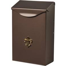 Architectural Mailboxes City Classic Venetian Bronze, Small, Steel, Vertical, Mount