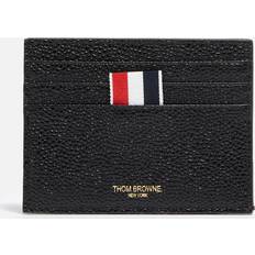 Thom Browne Black Leather Card Holder UNI