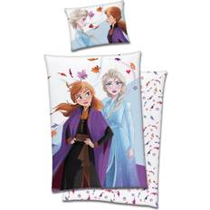 Tekstiler Disney Frozen Anna & Elsa Bedding 140x200cm