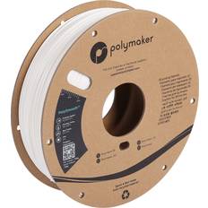 Polymaker 2.85mm(3mm) PolySmooth PVB Filament 2.85mm White Filament, 750g Cardboard Spool White PVB Filament Print Like PLA, Easy Smoothable Post Process with IPA Alcohol, Work with Polysher