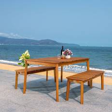 Natural Patio Dining Sets Safavieh Outdoor Collection
