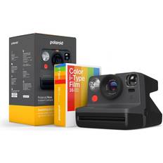 Polaroid now camera Analogue Cameras Polaroid Now Instant Film Camera Bundle Generation 2 Black