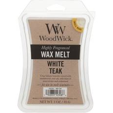 Woodwick White Teak Scented Candle 3oz
