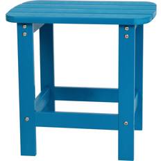 Outdoor Side Tables Flash Furniture Charlestown All-Weather Poly Resin Commercial Grade Adirondack
