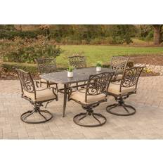 Natural Patio Dining Sets Hanover TRADITIONS7PCSW-6 Traditions